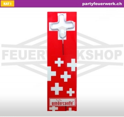 Schweizer Kreuz Wunderkerze
