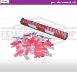 Konfettiwerfer - Stick Rot / Weiss