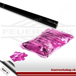 Konfetti Shooter 80cm - metallic Slowfall pink